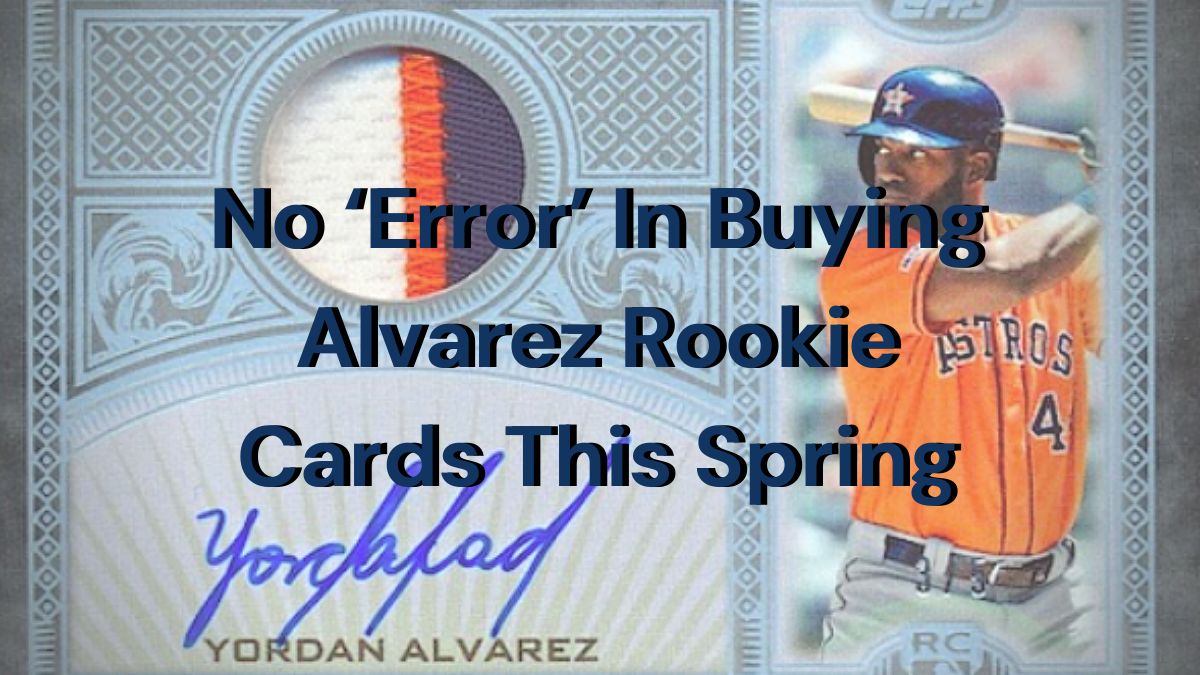 2019 Yordan Alvarez Minor League Rookie Card RC Houston Astros Top prospect