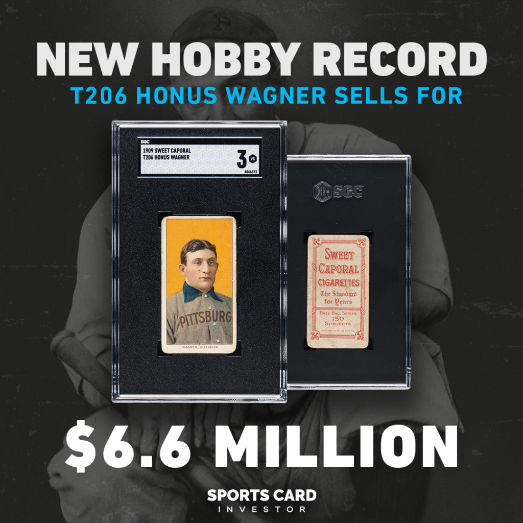 A T206 Honus Wagner Baseball Card Sells for Record $6.6 Million