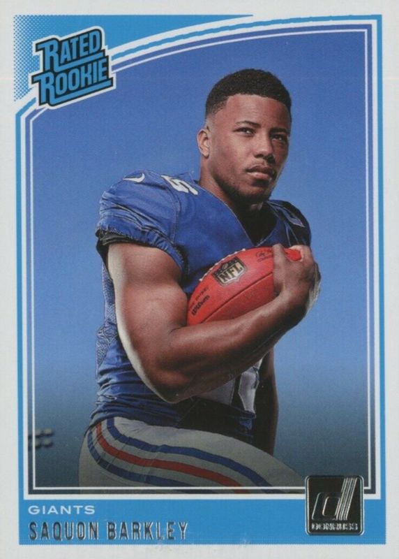 Saquon Barkley 2022 Donruss GOLD PRESS PROOF #163