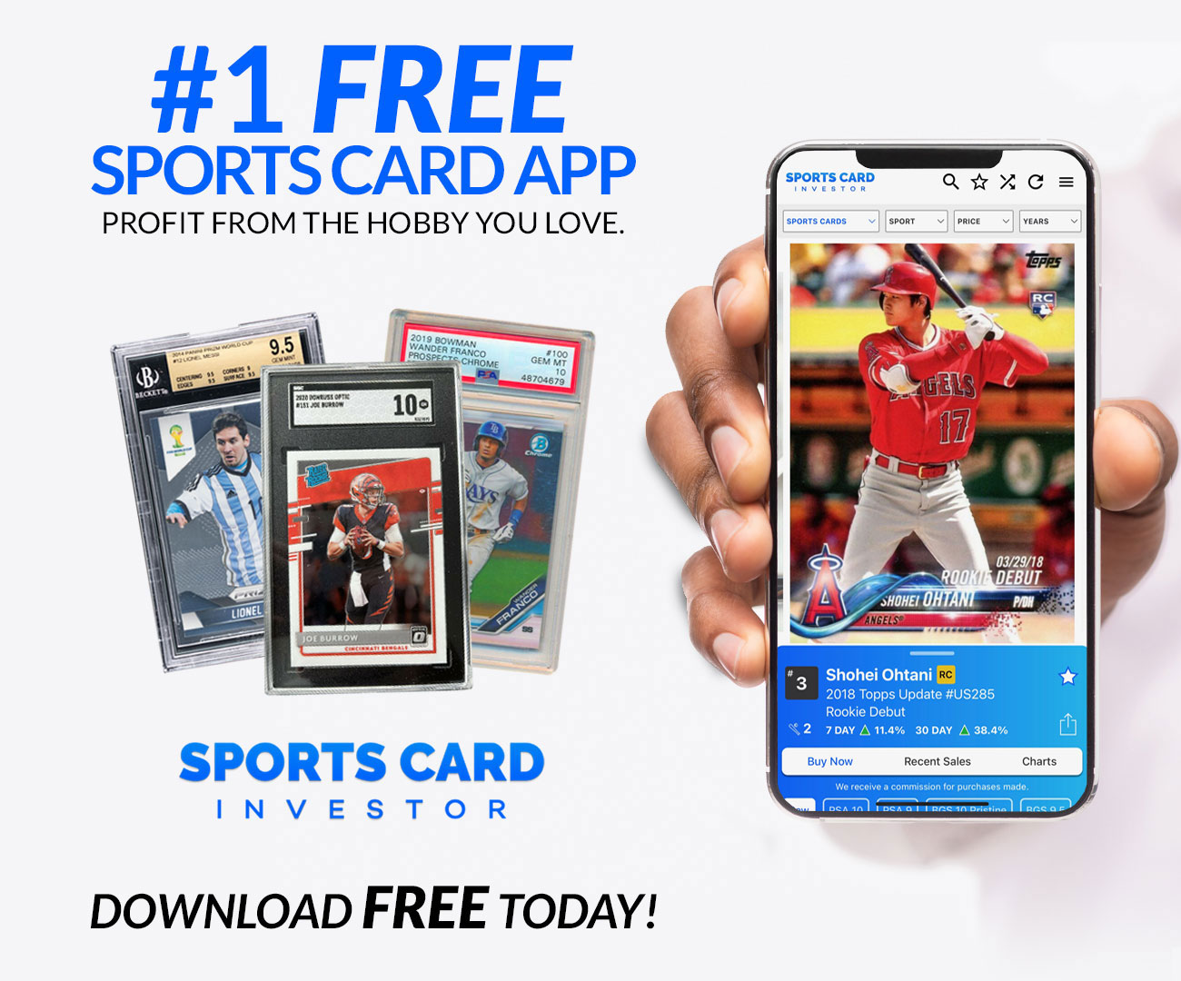 Sports Card Investor App - #1 Free Sports Card App